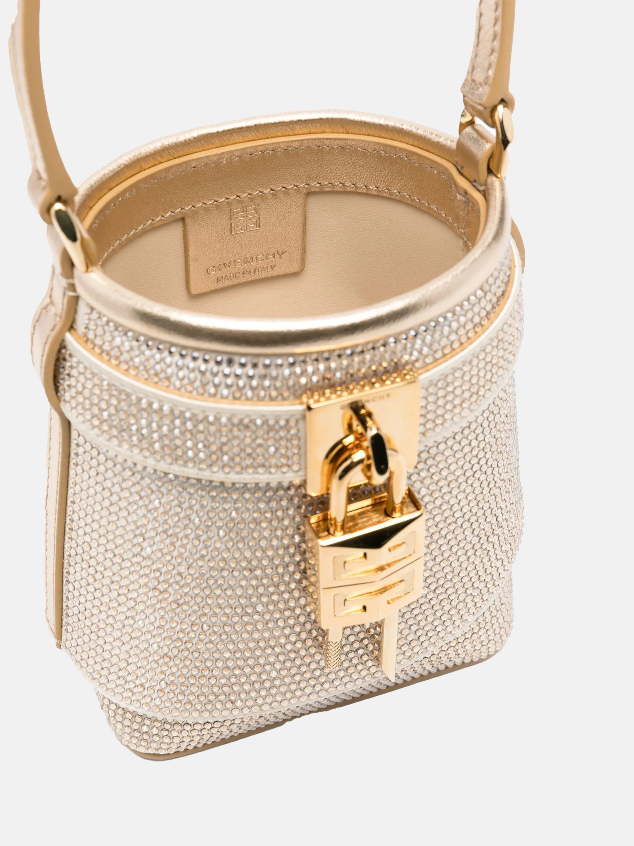 Micro Shark Lock Bucket Bag