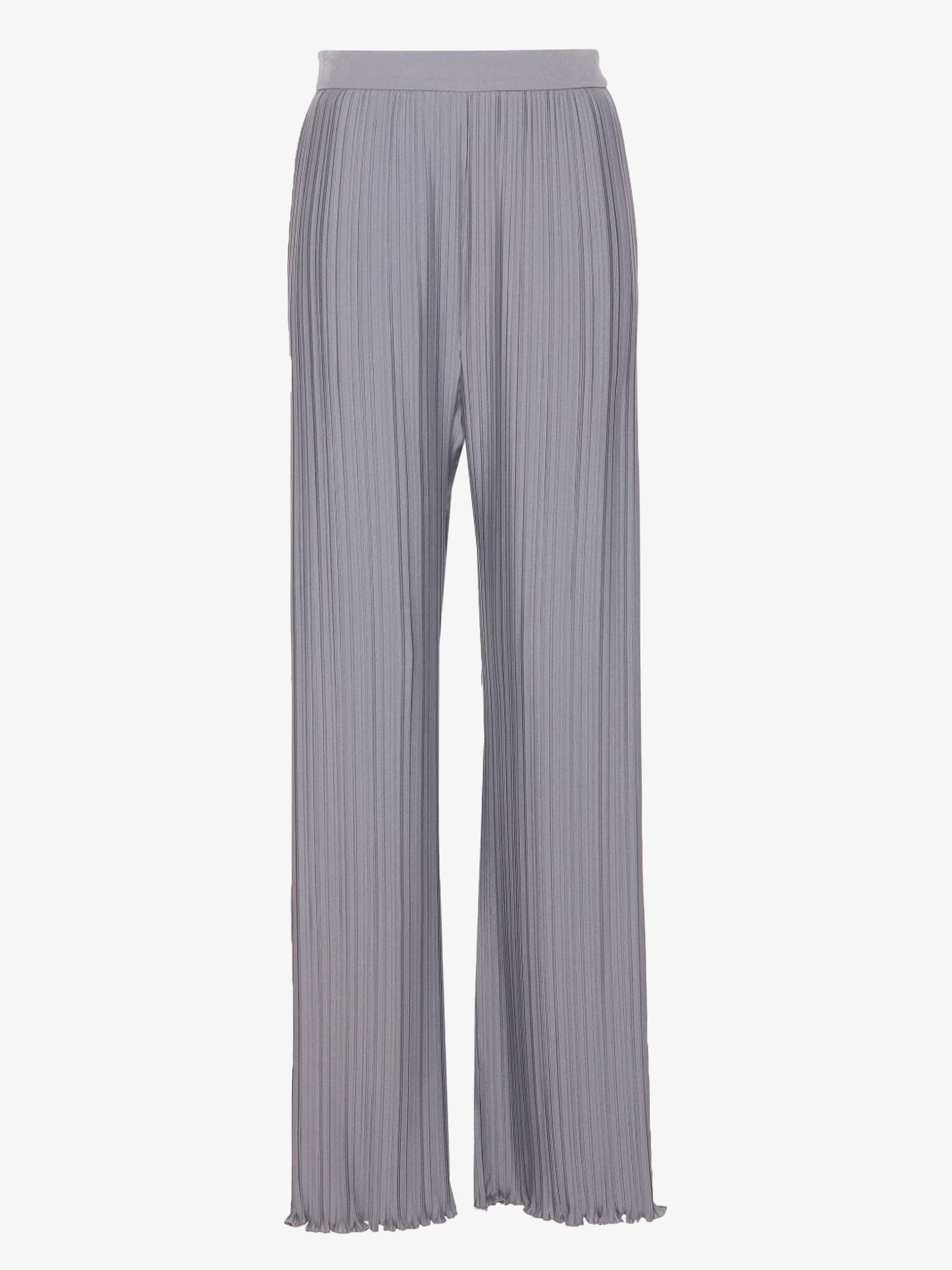 Plissé-effect Trousers