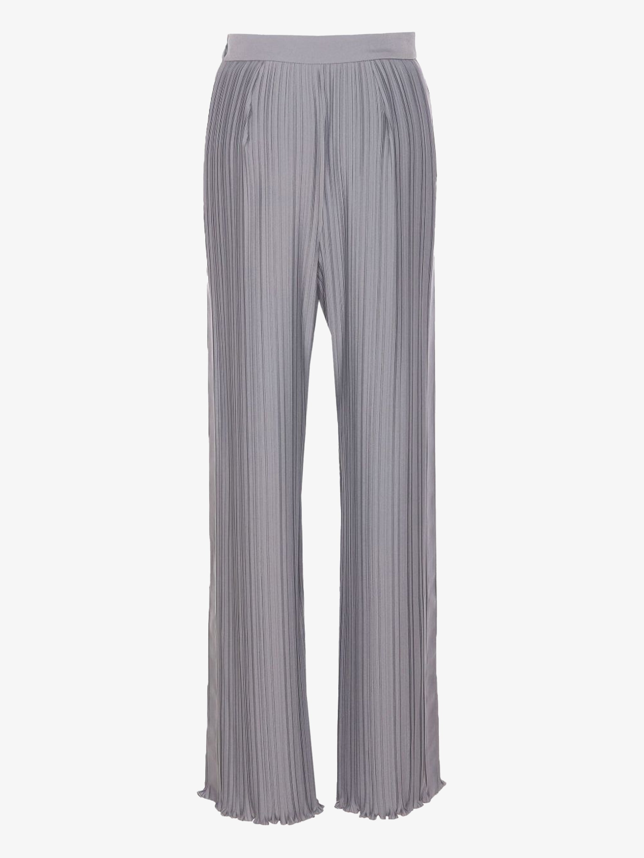 Plissé-effect Trousers