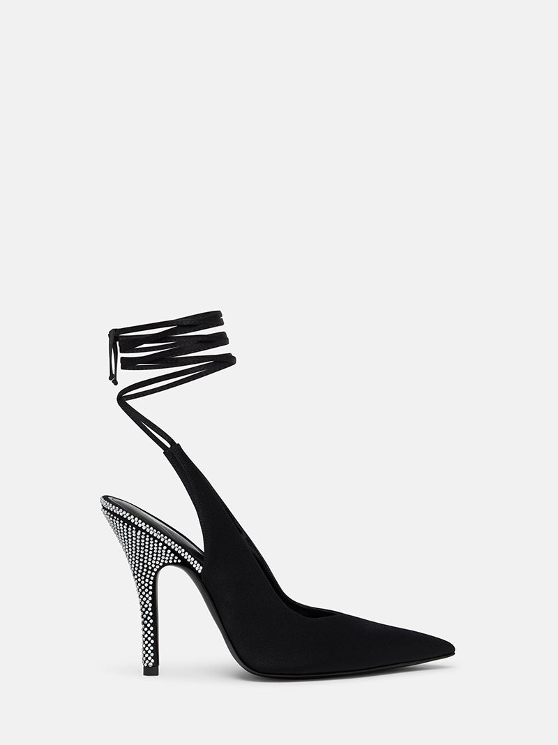Lace Up Slingback