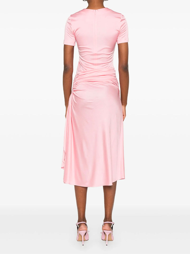 Draped Midi Dress
