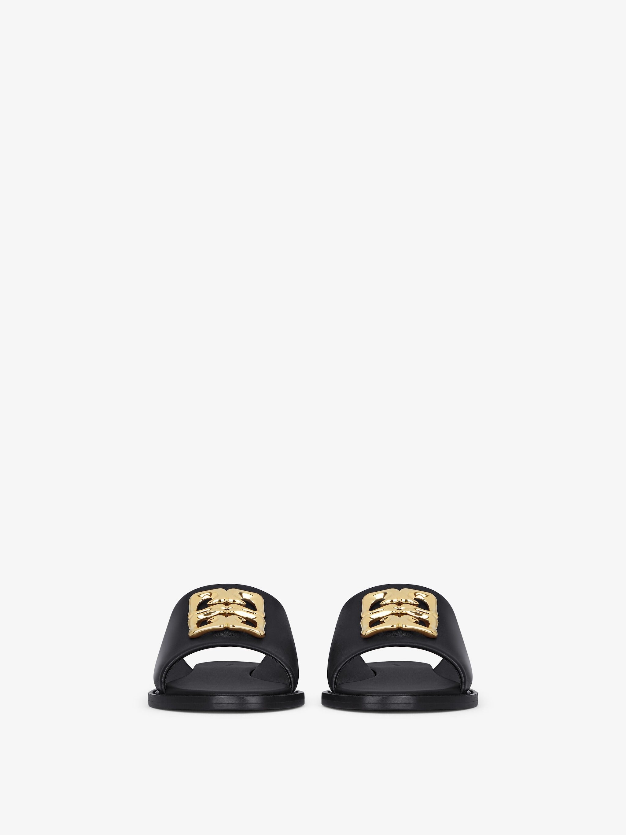 4G Liquid flat mules