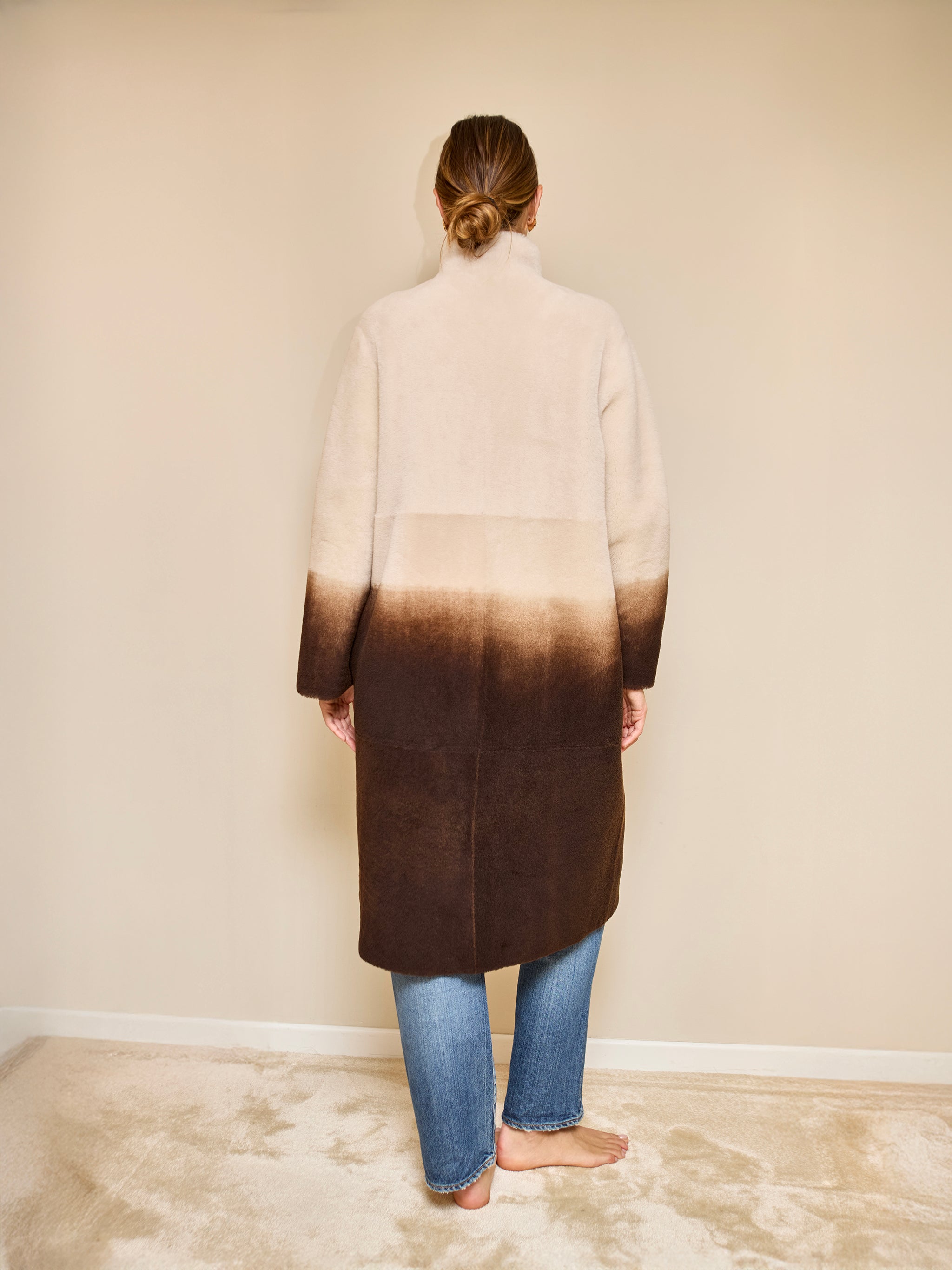 Manteau agneau degradé