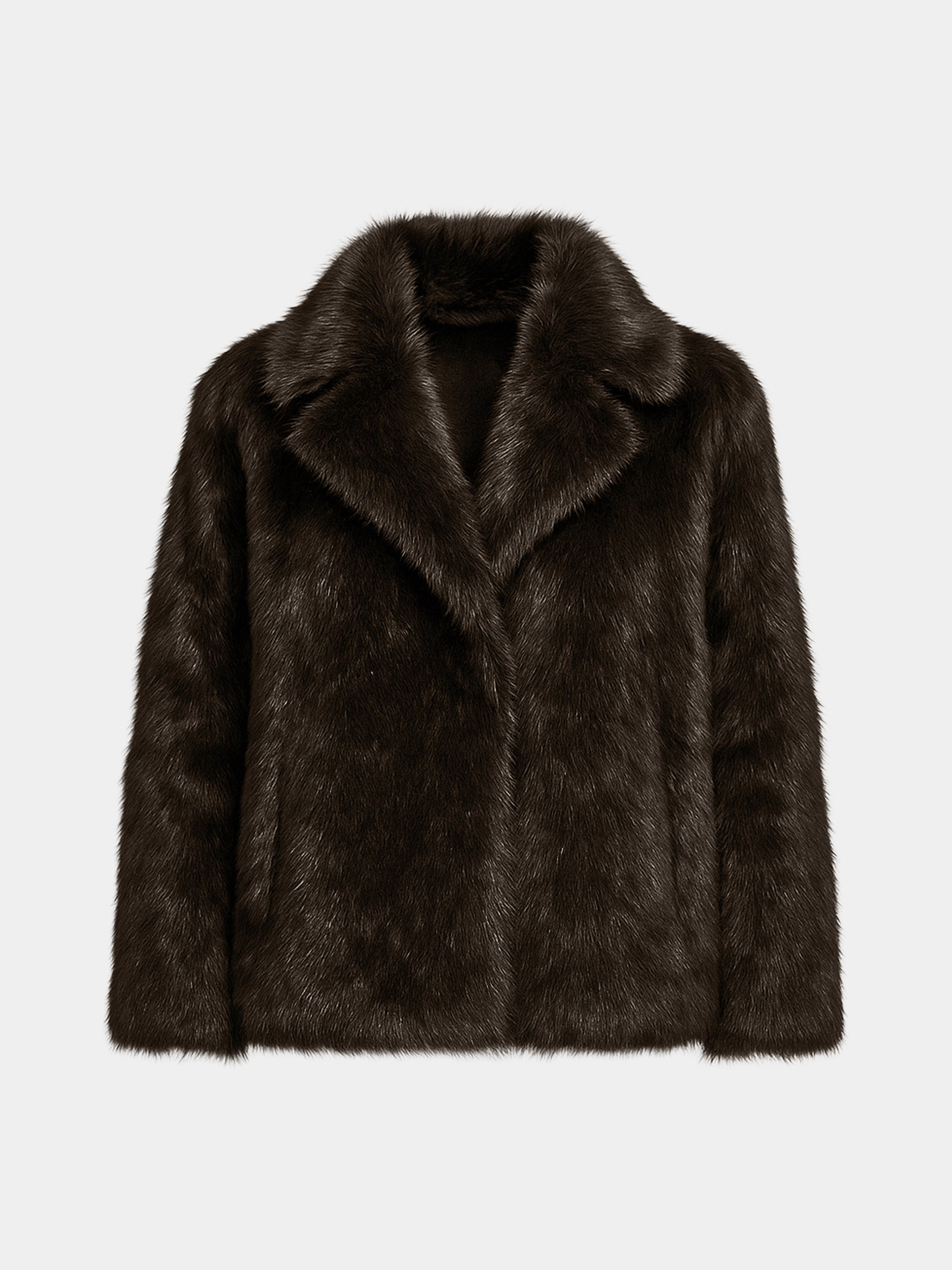 Veste en fourrure d'agneau réversible