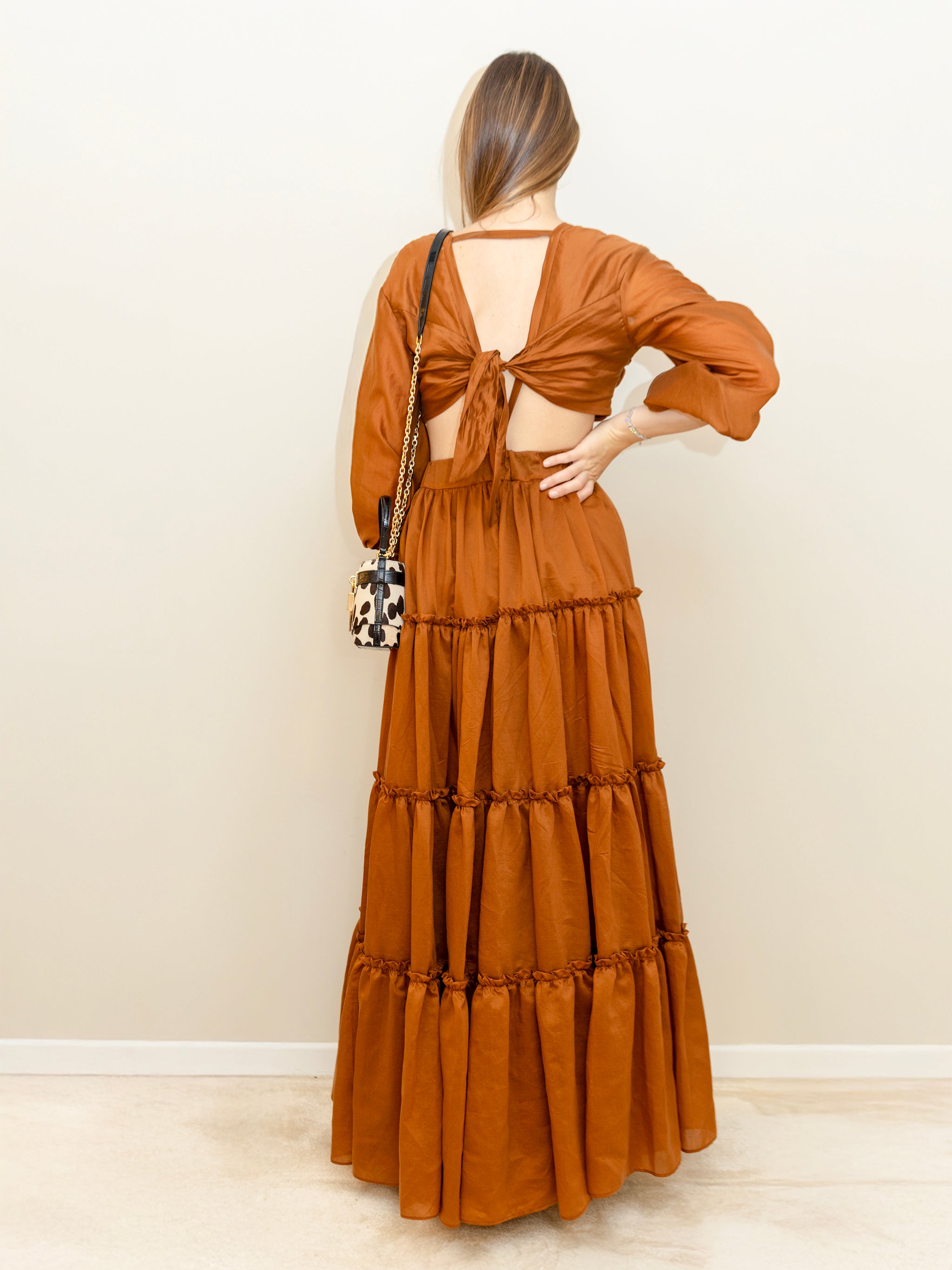 Long cut-out dress