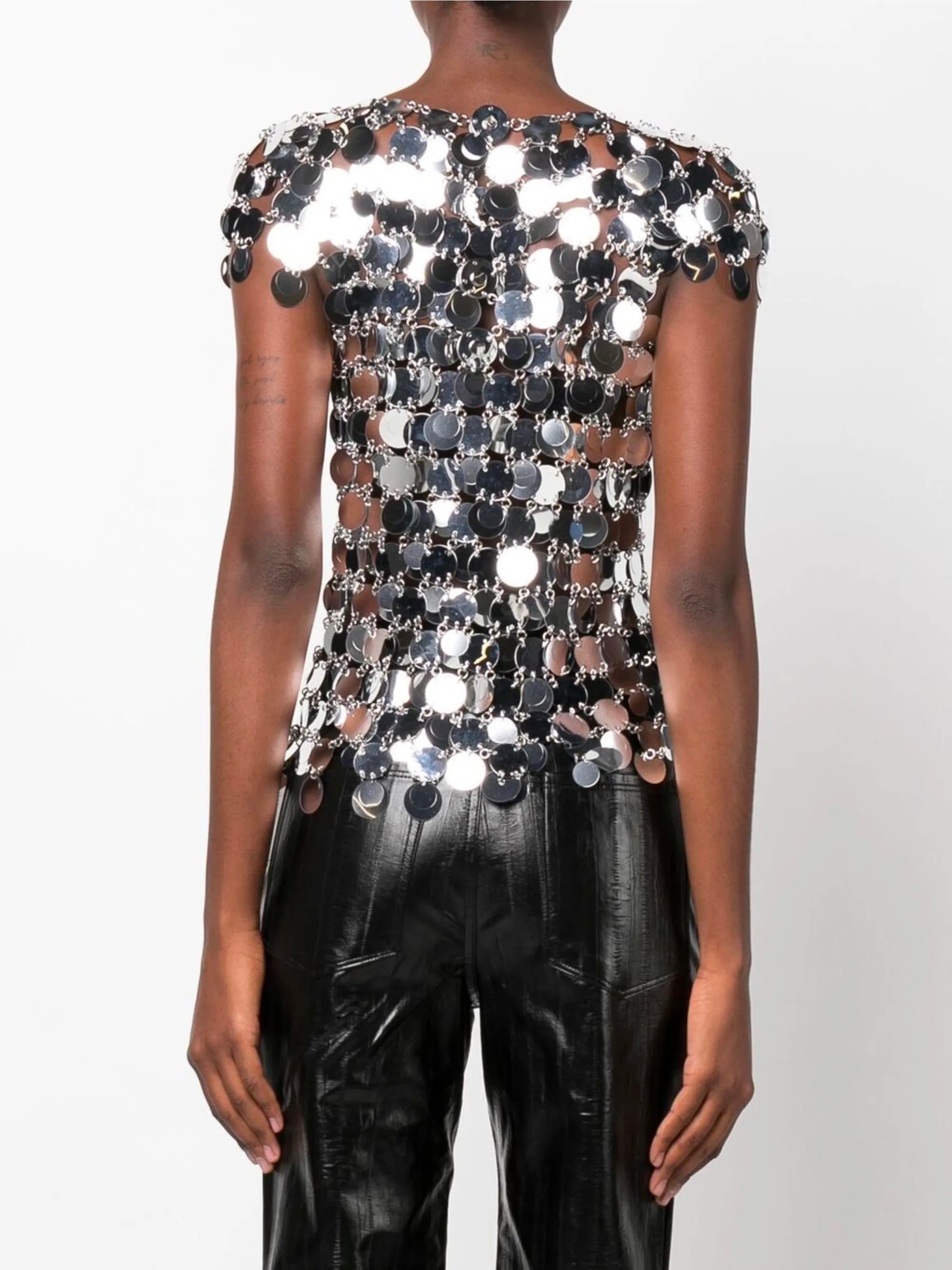 Silver Sparkle Top