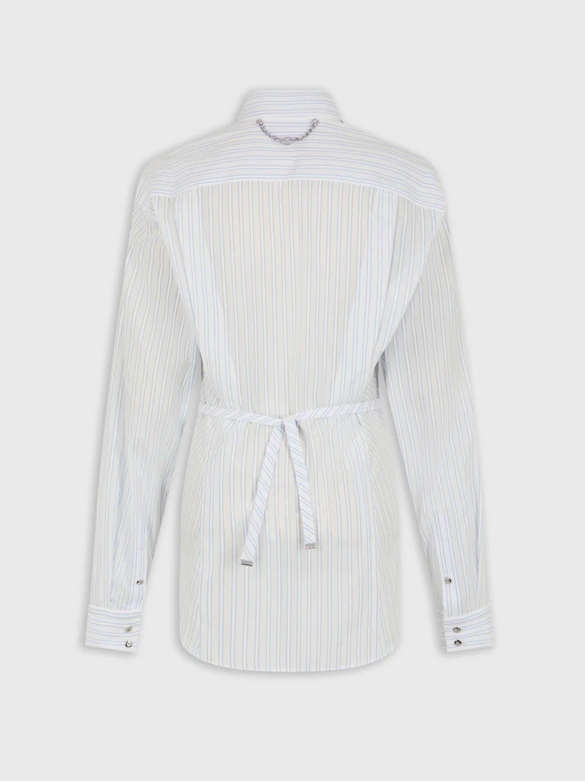 White stripped shirt