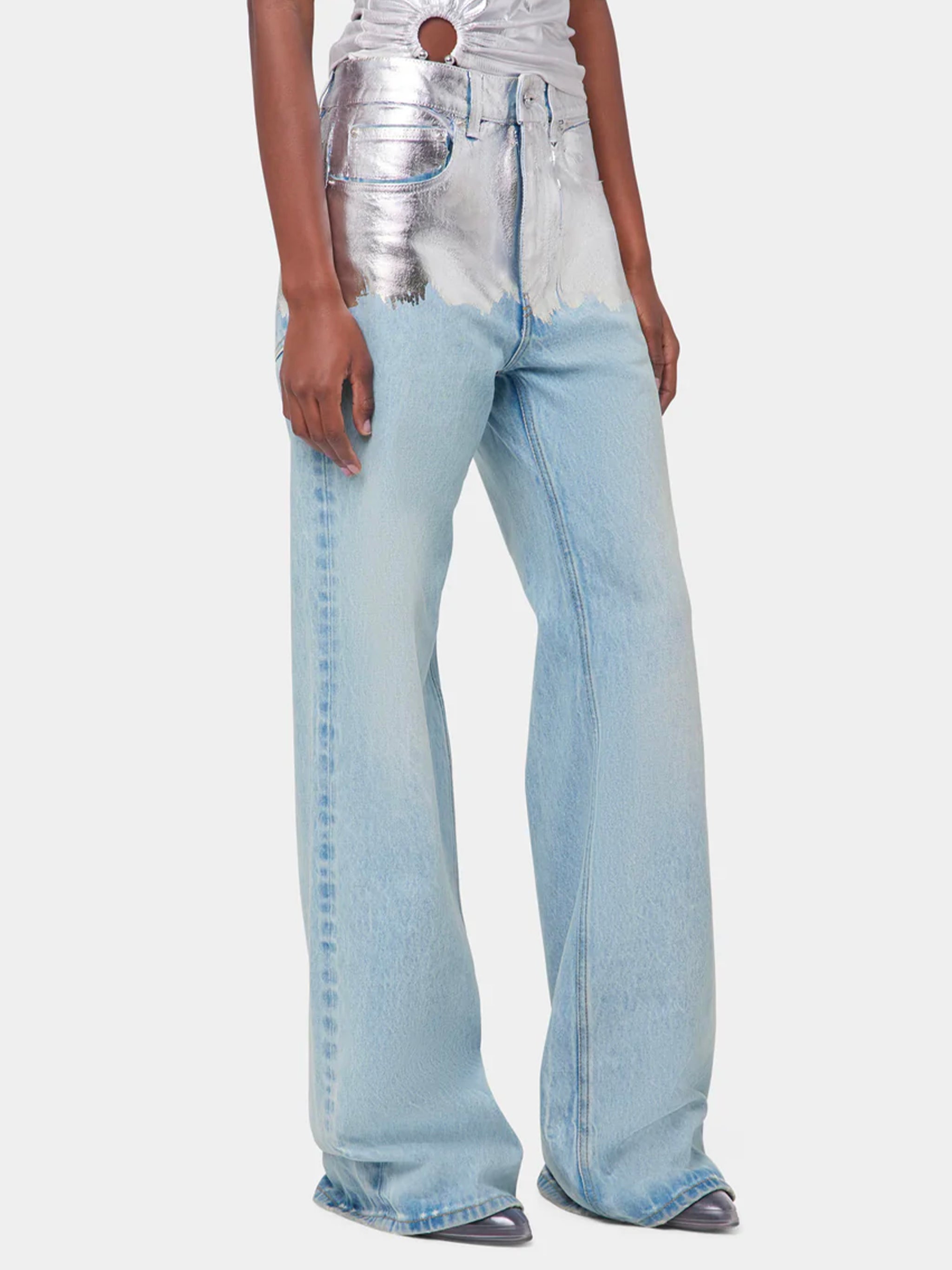 Baggy Trousers in Denim