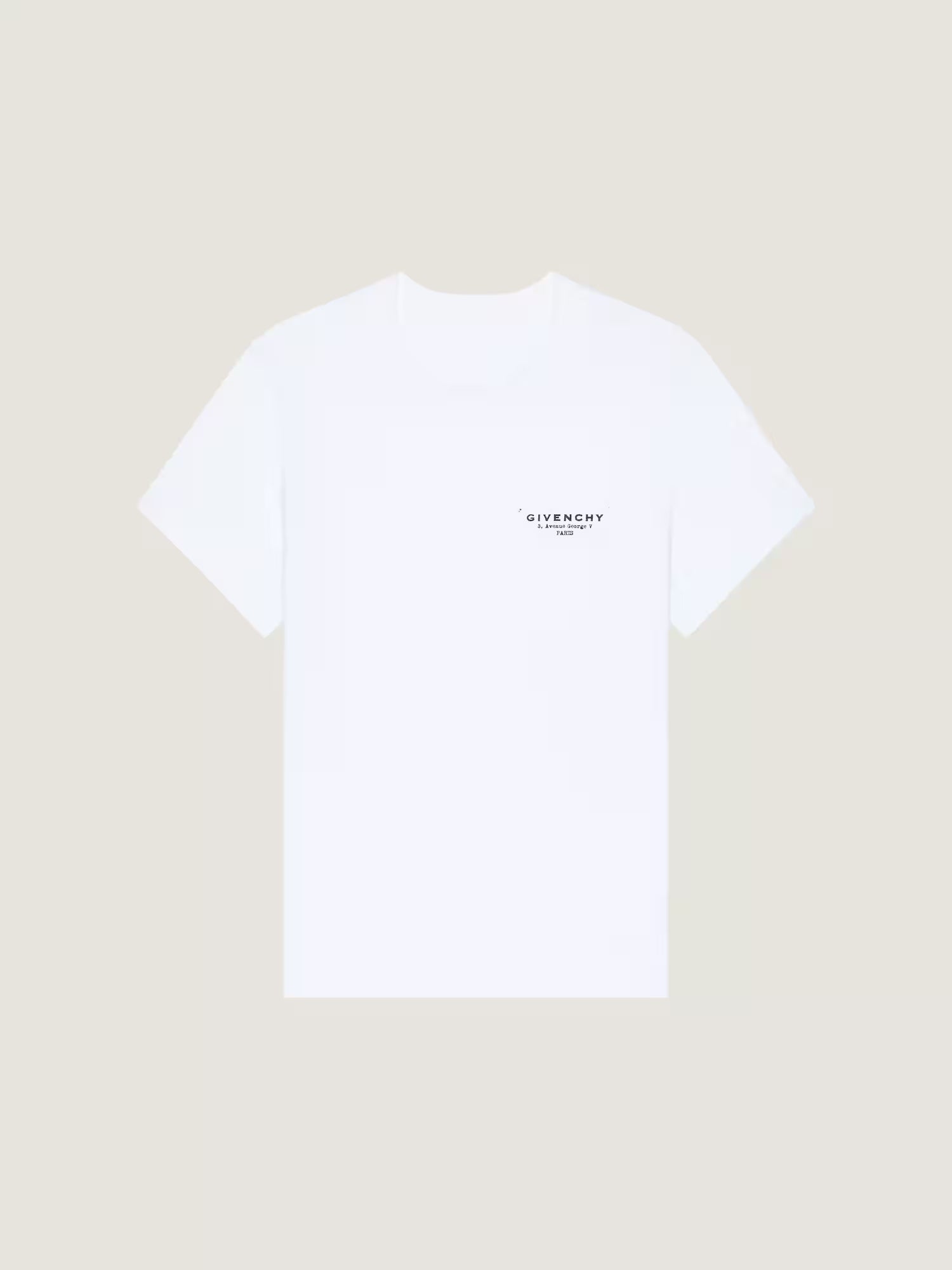 T-shirt white Givenchy stamp