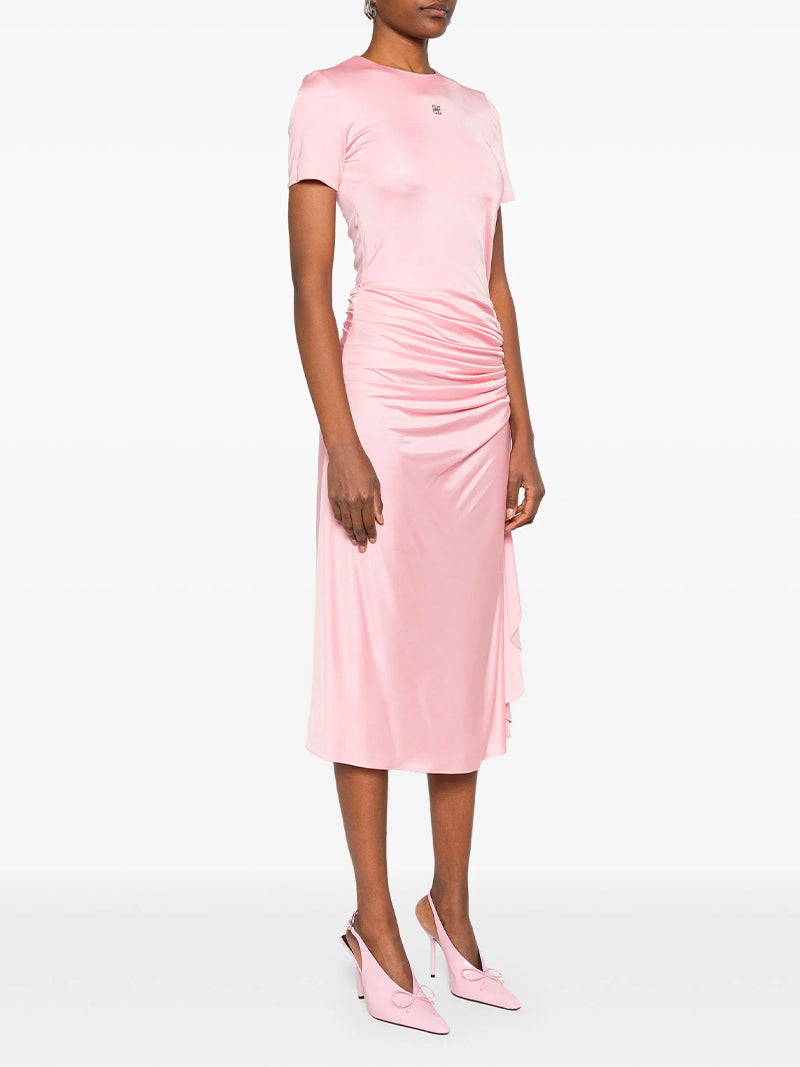 Draped Midi Dress